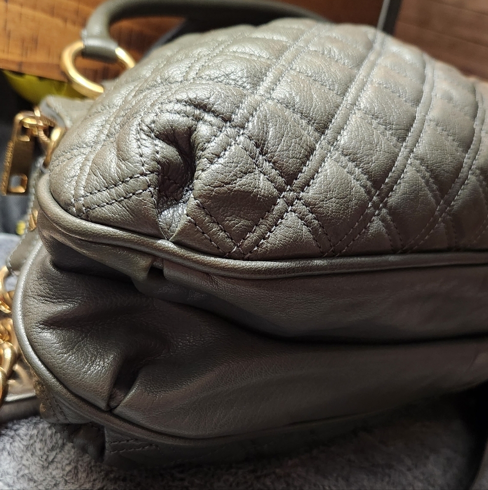 Marc Jacobs Large Cecilia Satchel Bag In Gray - Picture 8 of 17